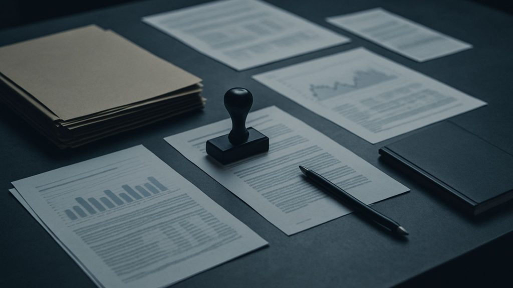 Documents financiers illustrant la méthode d’enquête et les sources utilisées