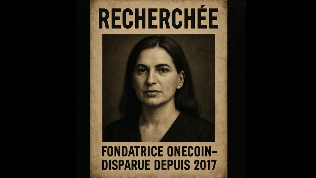 Illustration symbolique représentant la fondatrice de OneCoin, disparue depuis 2017