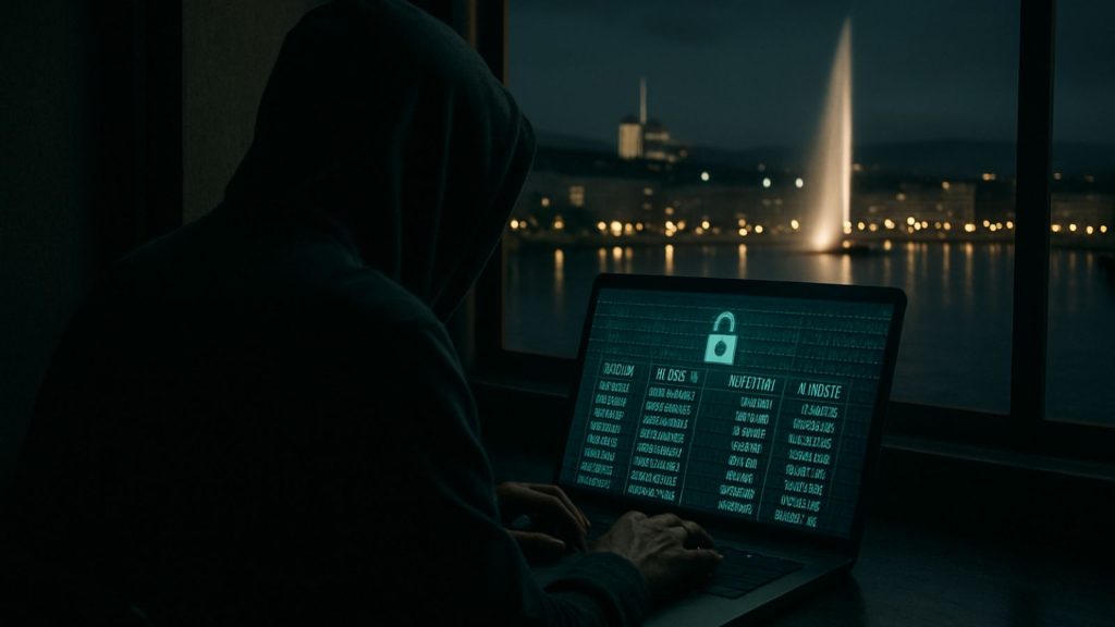 Représentation visuelle des données bancaires confidentielles au cœur des révélations HSBC Files et Swiss Leaks