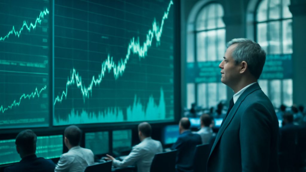 Illustration du succès boursier de Wirecard lors de son entrée dans le DAX