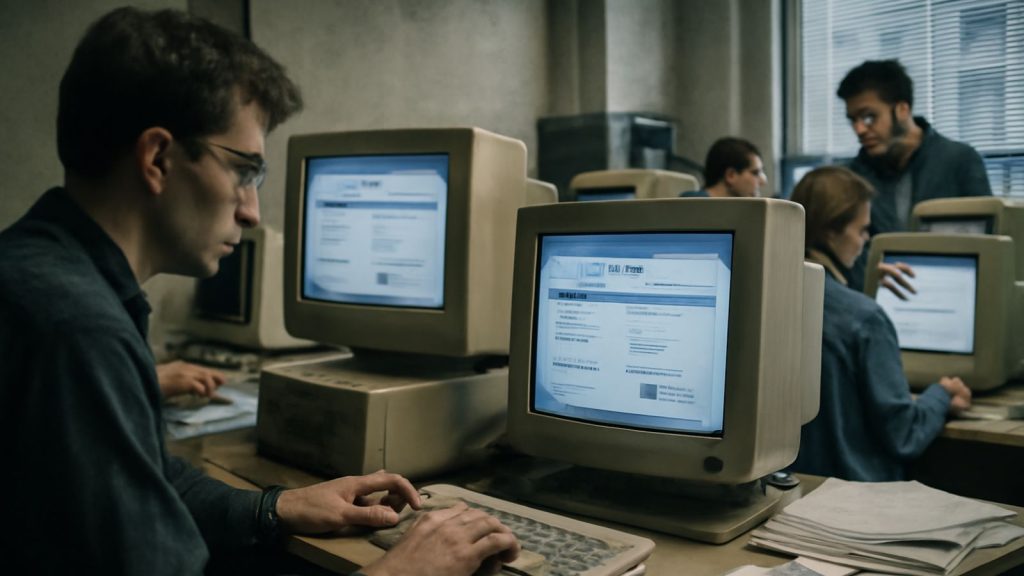 Illustration des débuts de Wirecard dans la fintech allemande à la fin des années 1990