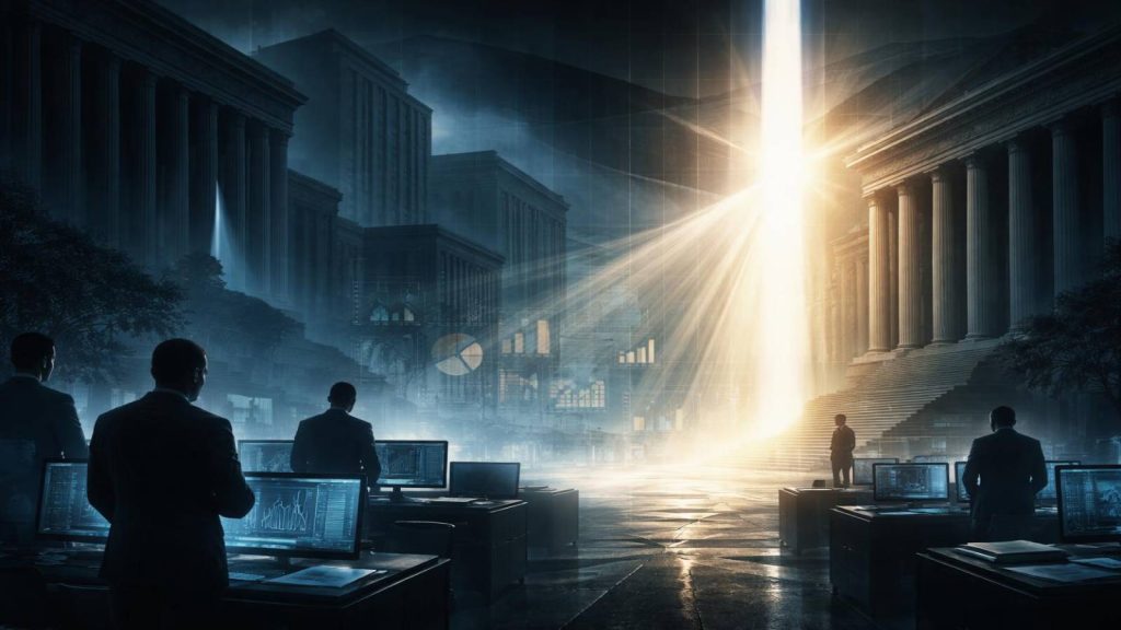 Illustration symbolisant le durcissement de la position américaine face aux pratiques bancaires liées à l’évasion fiscale.