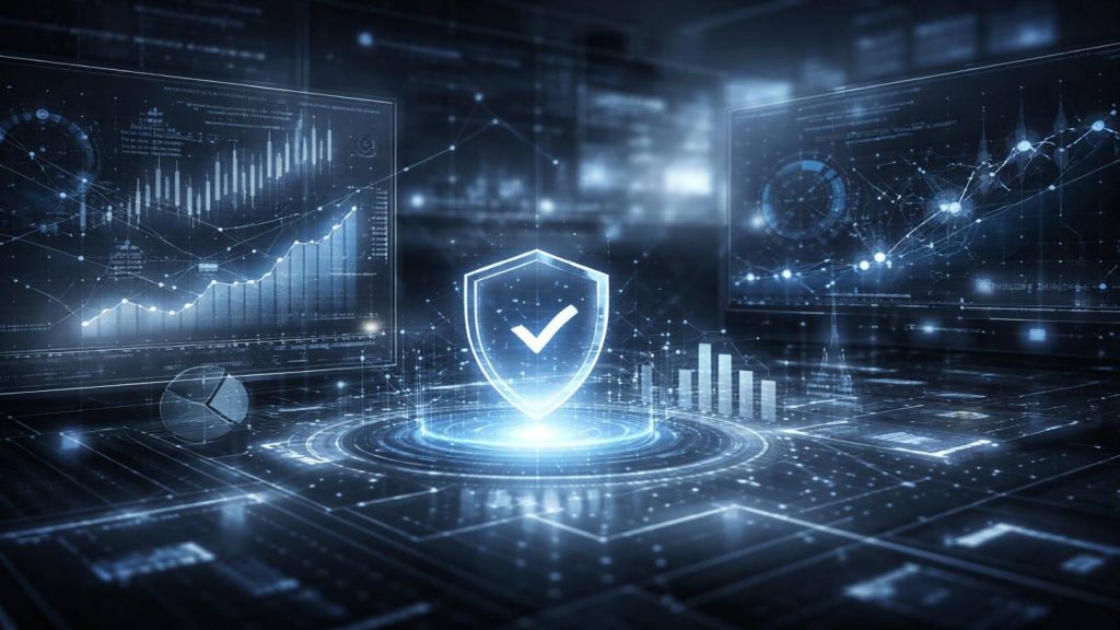 Illustration de la technologie utilisée comme levier de confiance dans les systèmes financiers complexes