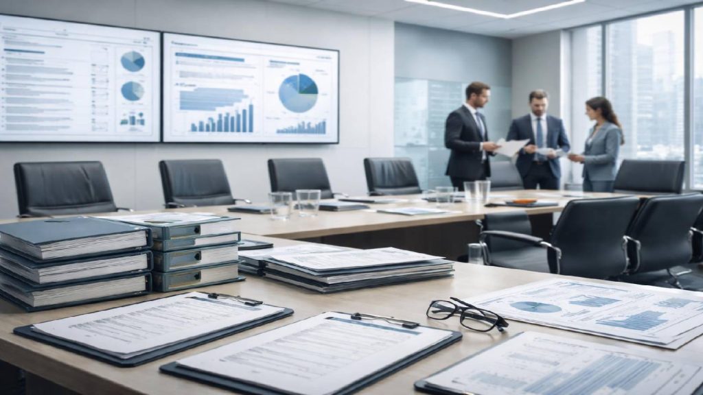 Illustration représentant des évolutions formelles des pratiques financières après une grande affaire de fraude