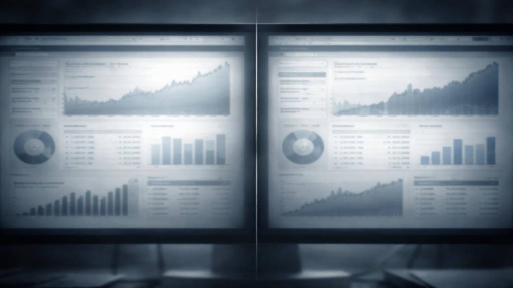 Illustration représentant la confusion entre démonstration et investissement réel dans les comptes miroirs