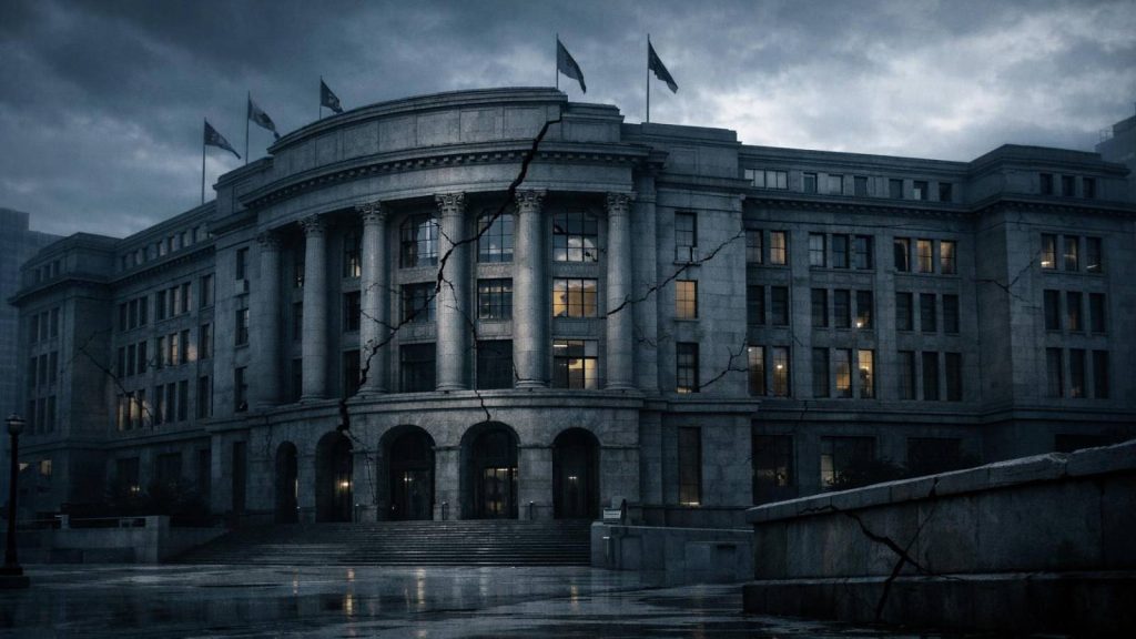 Banque systémique européenne fragilisée avant son effondrement financier