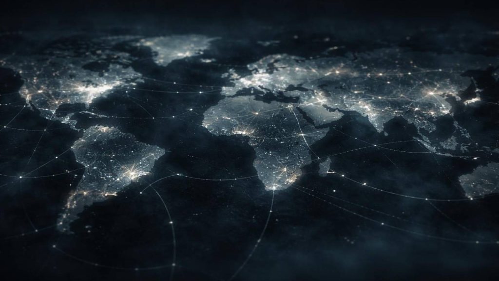 Illustration symbolique représentant la complexité et les obstacles liés à la dimension internationale des affaires de blanchiment.