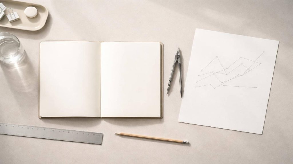 Illustration symbolique d’une approche méthodique et durable pour analyser les investissements