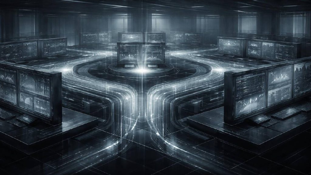 Illustration d’une organisation interne centralisée facilitant la manipulation de données financières chez Luckin Coffee.