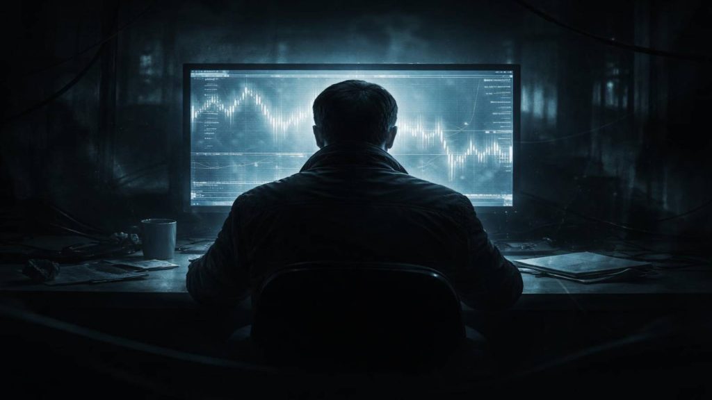 Illustration représentant la manipulation psychologique invisible dans les arnaques aux comptes miroirs