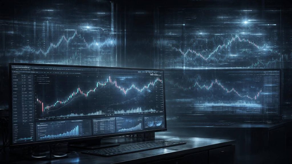Illustration représentant le mécanisme technique des comptes miroirs avec une duplication visuelle de performances financières