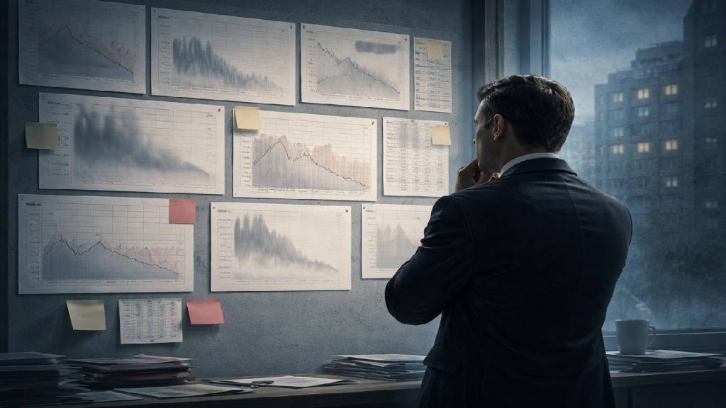 Illustration montrant le moment de rupture et la difficulté à réagir face à un investissement immobilier devenu incertain