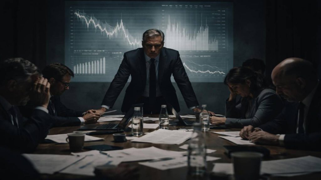 Illustration de la pression interne et de la culture du résultat dans une grande entreprise industrielle