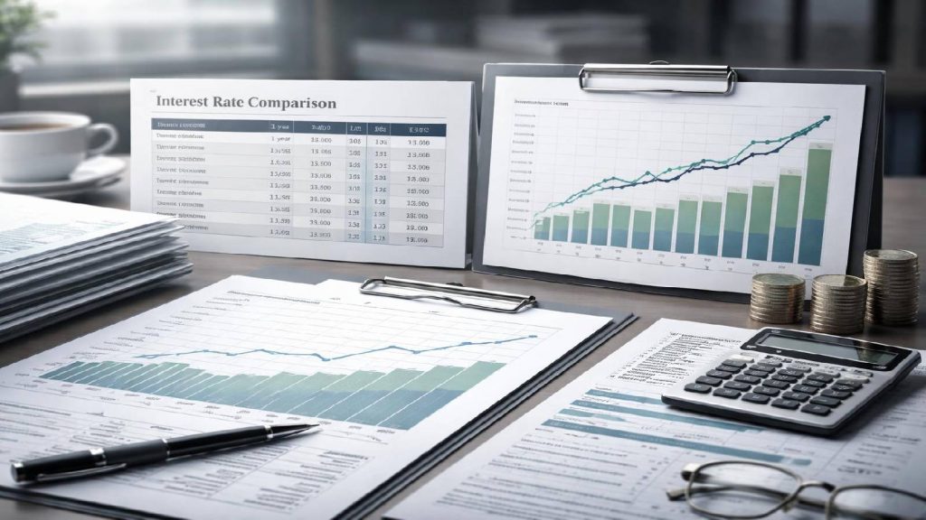 Illustration de rendements financiers réguliers présentés comme rationnels et maîtrisés