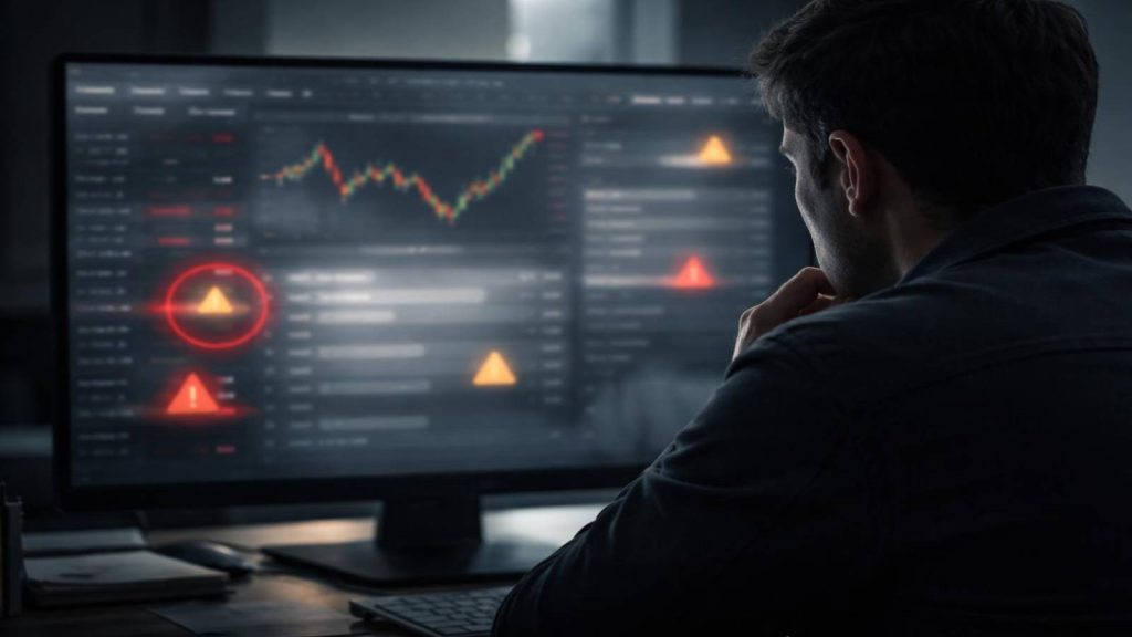 Illustration représentant l’identification des signaux d’alerte dans une arnaque aux comptes miroirs