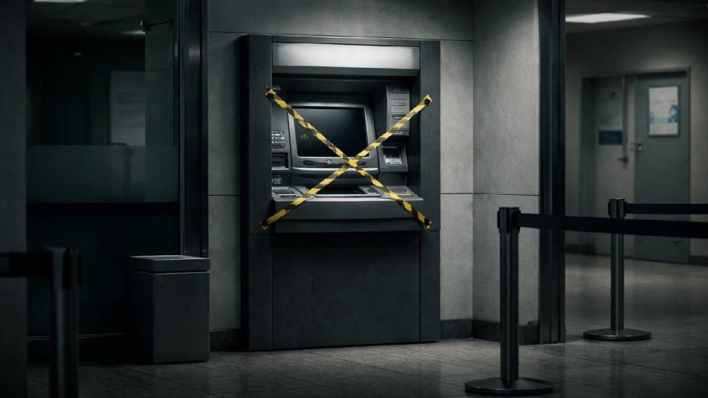 Illustration symbolisant l’impossibilité de retirer de l’argent comme indicateur de risque sur une plateforme financière