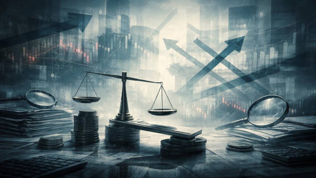 Illustration représentant le message ambigu envoyé aux marchés financiers par les accords bancaires.