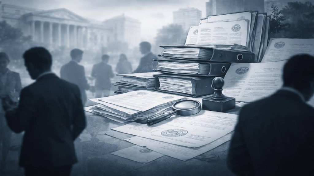 Illustration représentant des alertes institutionnelles peu visibles pour les participants d’un système financier