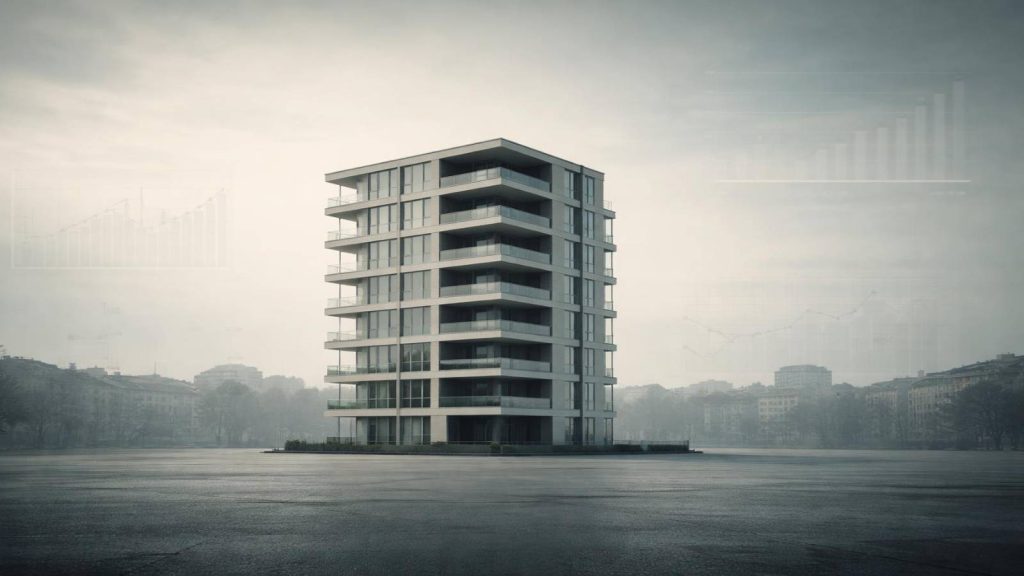 Illustration conceptuelle montrant la rareté des transactions immobilières de luxe, rendant leur contextualisation et leur analyse plus complexes.