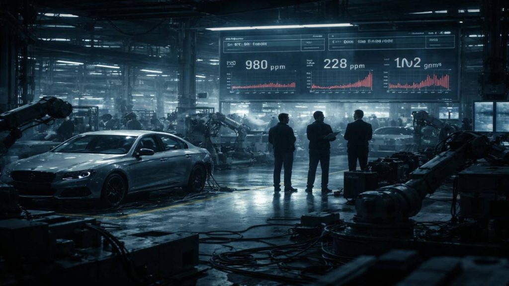 Illustration du scandale Volkswagen Dieselgate et de la fraude industrielle sur les émissions diesel