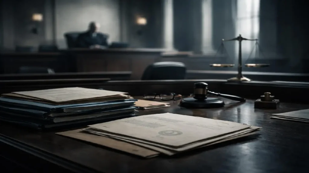 Illustration représentant des condamnations judiciaires, des peines prononcées et les limites de la réparation financière