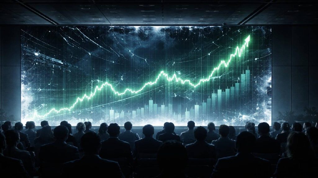Illustration d’une plateforme présentée comme une formation financière internationale dissimulant un système de type Ponzi lié à OmegaPro
