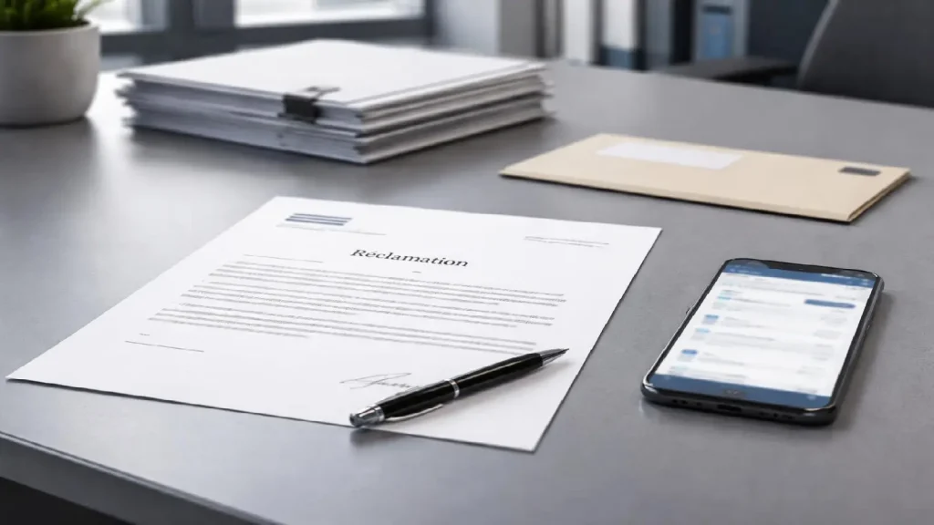 Lettre de réclamation adressée à une banque après un refus de remboursement pour fraude bancaire