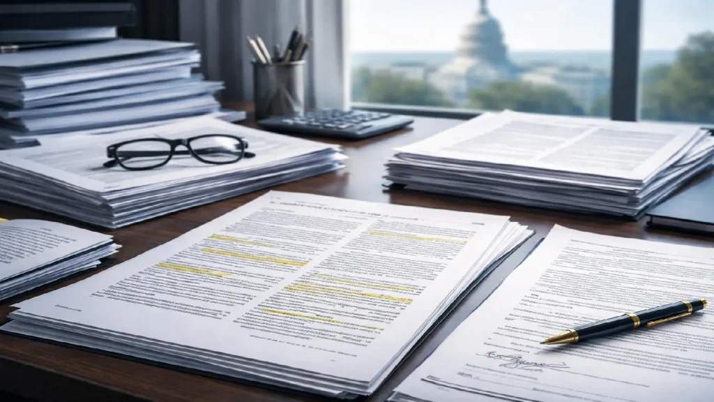 Rapports financiers et documents officiels illustrant le renforcement des obligations de transparence après Enron