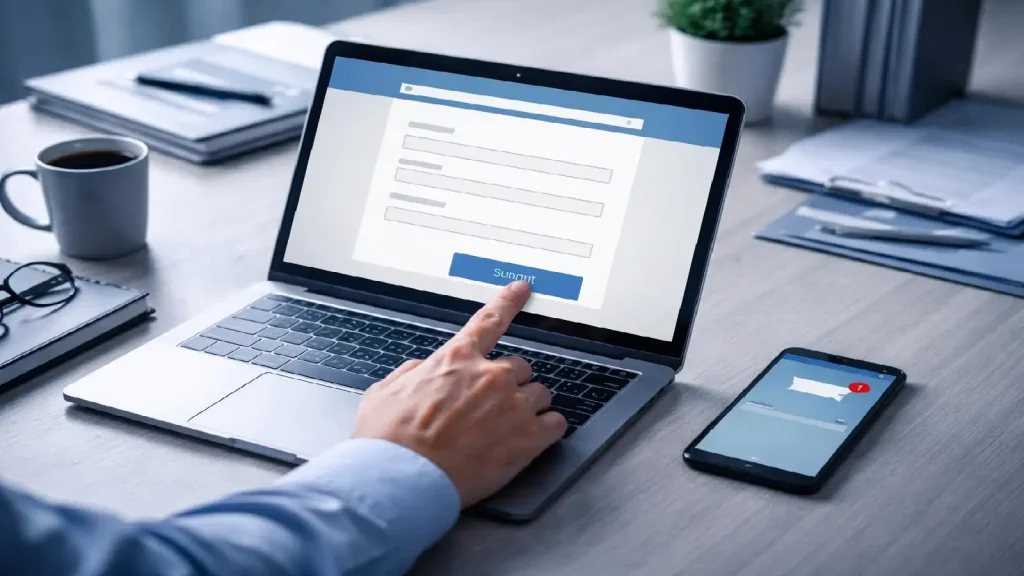 Signalement en ligne après un virement frauduleux auprès des autorités