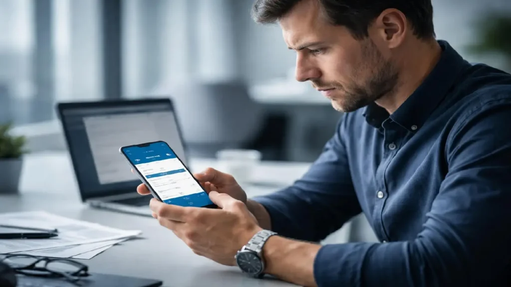 Réaction immédiate après un virement frauduleux sur application bancaire