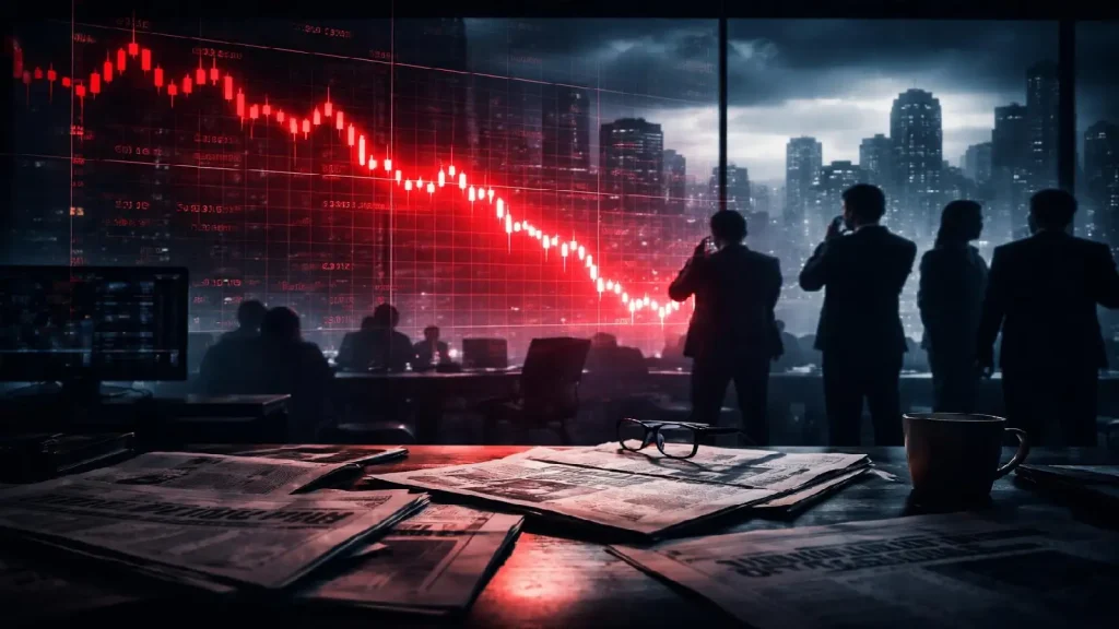 Effondrement boursier WorldCom faillite américaine 2002 chute marché financier